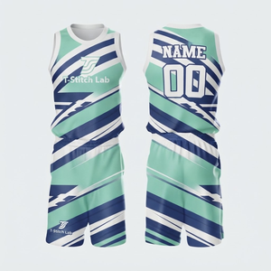 Jersey de Baloncesto de la Mejor Calidad y Alto Rendimiento, Transpirable, Cuello Redondo, Sin Mangas, Uniformes Personalizables, Ropa Deportiva - Product Image 3