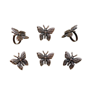 Centros de mesa, de Metal servilletero, diseño de mariposa, venta al por mayor, nuevo diseño personalizable, servilletero de Metal sostenible - Product Image 1