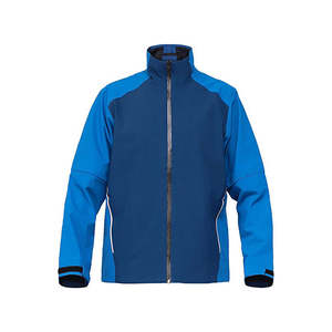 Veste d'automne à coquille souple à forte demande pour hommes Col montant à coquille souple avec technique de teinture unie Manteau pour hommes - Product Image 4
