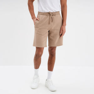 Shorts hybrides décontractés et élégants pour hommes en mélange de polyester et de coton, coupe régulière, confort, extensibilité, respirabilité, écologiques, séchage rapide, tous - Product Image 2