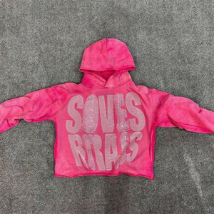 Nouveau Style frais Logo personnalisé 100% coton soleil fané pull lavé à l'acide en détresse sweats à capuche et sweats pour adultes - Product Image 1