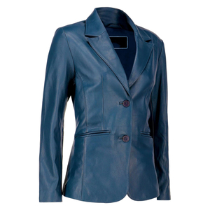SAMAVIA veste en cuir femmes à la mode en peau d'agneau véritable Style Vintage veste en cuir pour femmes véritable veste en cuir de vache pour les femmes - Product Image 4