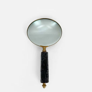 แหวนโลหะโบราณขนาดเส้นผ่านศูนย์กลาง 3 นิ้ว พร้อมด้ามจับ MOP แว่นขยายกำลังขยาย 5 เท่า ดีไซน์ทันสมัยตามเทรนด์ - Product Image 5