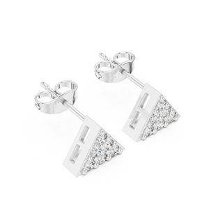 S925 Sterling <b>Silver</b> Women <b>Earring</b> Set Fashion Luxury Moissanite Jewelry VVS Moissanite - Product Image 3