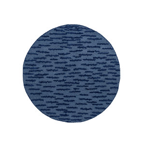 Alfombra Lineal Azul de Lana y Viscosa Hecha a Mano con Diseño Geométrico para Uso Doméstico-Tnq-1410 - Product Image 1