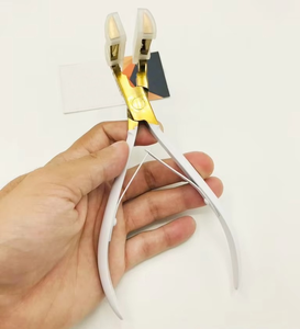 Outils de pose d'extensions capillaires en acier inoxydable de qualité A+ – Pince à ruban adhésif, surface plane, légers et réutilisables - Product Image 2