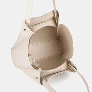 2024 Classic Casual Genuine Leather Single Shoulder Handbag for Women Zipper Closure <b>Travel</b> <b>Tote</b> Bag - Product Image 3