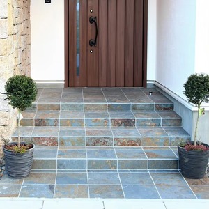 Revestimiento de Pared de Pizarra Natural de Alta Calidad, Color Negro Multicolor, con Aspecto de Óxido, Venta al por Mayor - Product Image 3