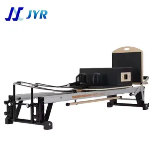 Brand New Product Buy Pilates Reformer Core Training Pilates Reformer Exercises Aluminum Alloy Small Black Reformer Bed