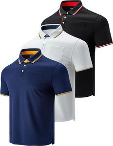 Nouvelle collection de polo pour homme 100% coton de couleur unie en jersey dernière collection avec marque privée - Product Image 2