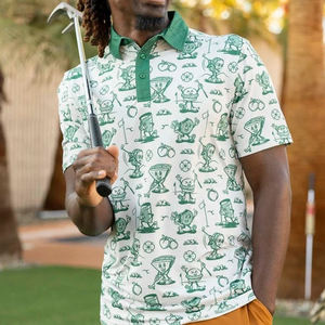 Polo 100% coton brodé avec impression personnalisée T-shirt polo vierge avec logo OEM pour hommes 100 coton - Product Image 5