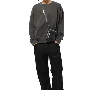 Sudadera de Forro Polar Grueso de 400g para Hombre, Estilo Urbano, con Bolsillo Frontal, Lavado Ácido, MADE BY HS 2026 - Product Image 2