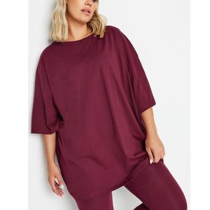 T-shirt de haute qualité femmes coton peigné T-shirt lourd personnalisé graphique uni surdimensionné grande taille T-shirts pour hommes de BD - Product Image 5