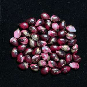 Kingman6X9 High Quality Customizable 6X9MM Natural <b>Red</b> Pear Buffalo Turquoise Gemstone for Jewelry Making - Product Image 2