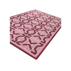 Alhambra - Alfombras Clásicas de Lana, Tejido Plano Geométrico Rojo Naranja para el Hogar - ADWL-13211, Alfombras Rectangulares de Yute para Pasillo y Dormitorio - Product Image 2