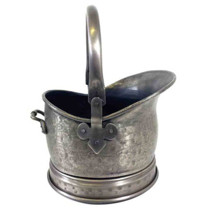 Fireplace Ash Antique Silver <b>Coal</b> <b>Scuttle</b> Decorative Household Cleaning Tool High Quality Metal Handmade Decorative - Product Image 1