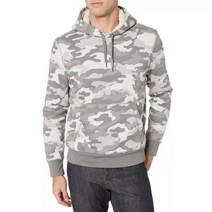 Vente en gros de pulls molletonnés chauds 100% coton avec impression bouffante en relief avec logo personnalisé taille légère 6XL pour vêtements d'hiver - Product Image 3