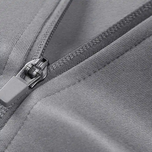 Sweat à capuche unisexe d'hiver de haute qualité en coton polaire et polyester, léger, confortable, 500 GSM, avec cordon de serrage, décontracté, uni - Product Image 3