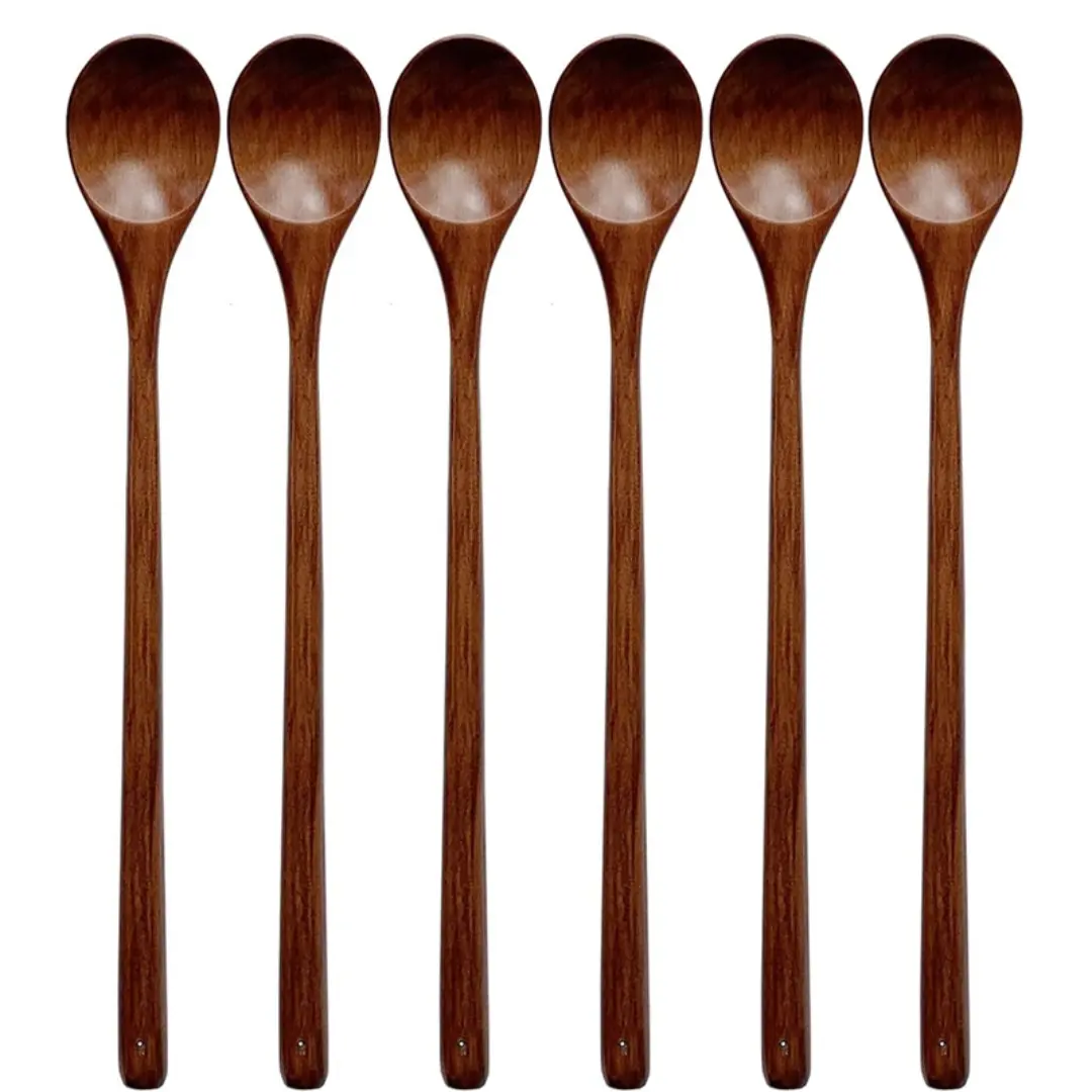 Top cucchiai di legno di Acacia per cucinare cucchiai di legno utensili da cucina Set cucchiai da portata di Artex Thien Thanh