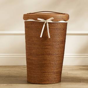 Cestas de mimbre para ropa sucia con forro de tela, fabricante y proveedor de cestas de almacenamiento más vendidas. - Product Image 2