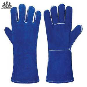 Gants de travail vintage en cuir de vachette pleine fleur pour le soudage, d'hiver, écologiques, respirants, de haute qualité, à prix abordable - Product Image 1