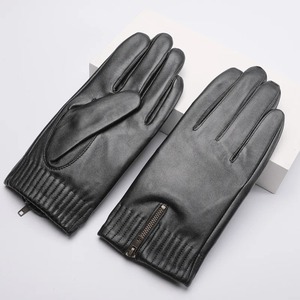 Guantes de cuero genuino para hombre - Product Image 6