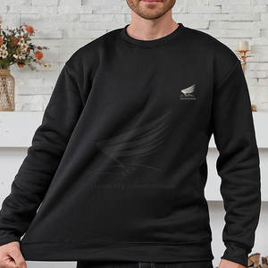 เสื้อสเวตเชิ้ตผู้ชายพิมพ์ลายโลโก้ตามสั่ง สำหรับฤดูหนาว ลายเรียบ ผ้าฟลีซคอตตอน 100% คุณภาพสูง - Product Image 5