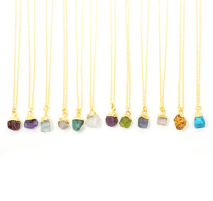 Pierre de Moldavite brute naturelle, taille 8-10mm, Vermeil en or, argent Sterling 925 électroplaqué, collier de pierres précieuses de guérison - Product Image 4