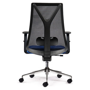 Silla de Oficina Ergonómica HOM1087D-01 con Cojín de Tela Multicolor, Respaldo Alto Ajustable, Respaldo de Malla Hecho de Espuma - Product Image 5