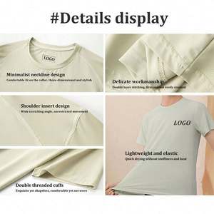 เสื้อยืดผ้าโพลีเอสเตอร์แบบยืดได้ผ้าแห้งเร็วแบบกำหนดเองพิมพ์ลายน้ำหนักเบาแห้งเร็ว - Product Image 5