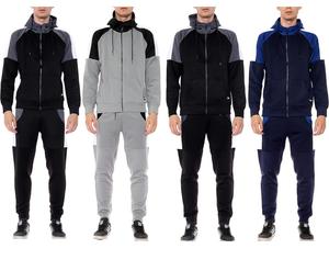 Survêtements XXL pour hommes du meilleur fabricant, logo personnalisé, respirants, réversibles, écologiques, prix bas, tissu polaire, grandes tailles - Product Image 6