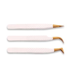 Pince à cils professionnelle pour saisir et placer chaque cils avec facilité, pince à cils incurvée, droite, volume, isolation - Product Image 1