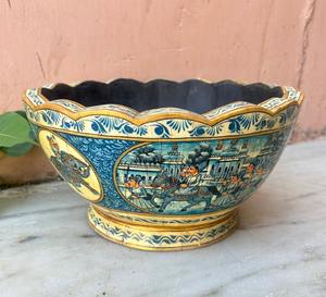 Tazón Artesanal con Incrustaciones de Hueso, Diseño Único para Salas de Estar y Comedor, Disponible para Exportación, Precio de Fábrica - Product Image 2