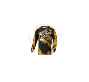 Maillot de course de motocross imprimé à manches longues, vêtements de course de moto unisexe, vêtements de course pour adultes, séchage rapide, équipe de course personnalisée, professionnel, anti-UV - Product Image 1