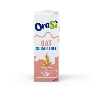 OraSi Bevande Vegetali all'Avena Senza Zucchero per Distributori, Naturalmente Dolci, 1 Litro, 12 Unità - Bevanda Salutare - Product Image 1