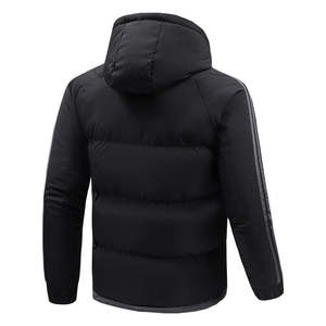Chaqueta acolchada con capucha informal para hombre de otoño e invierno, nueva chaqueta deportiva acolchada con burbujas para jóvenes, tela de lona impermeable de secado rápido Reversible - Product Image 4