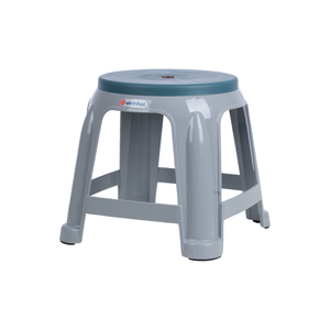 Hokori 2061 Medium <b>Round</b> PP Plastic Stool-Non-Slip Durable Indoor Outdoor <b>Chair</b> - Product Image 3