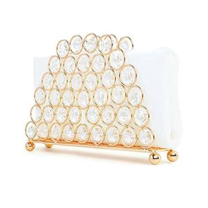 Porte-serviettes debout en cristal de qualité supérieure distributeur de Table de luxe pour cuisine salle à manger fête mariage et décor de pièce maîtresse élégant - Product Image 3