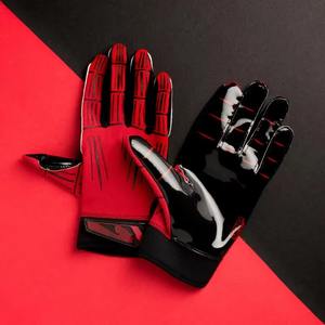 Guantes de Fútbol Americano de Alta Calidad al por Mayor 2026, Logotipo Personalizado Impreso con su Propio Diseño Más Reciente, Guantes Antideslizantes, MOQ Bajo - Product Image 5