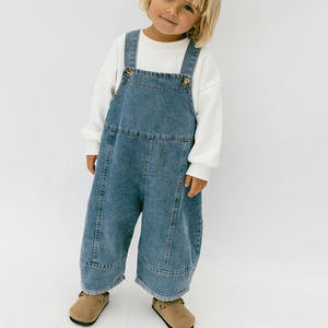 Vêtements pour filles personnalisés Salopettes en jean pour filles Ensemble de jeans en denim - Product Image 2