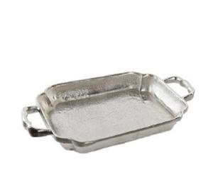 Plateaux décoratifs rectangulaires pour ferme Plateau de service en métal galvanisé avec poignées - Product Image 4