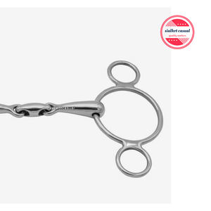 Anneau de cheval de haute qualité, porte-mors en fer doux à Double joint - Product Image 5