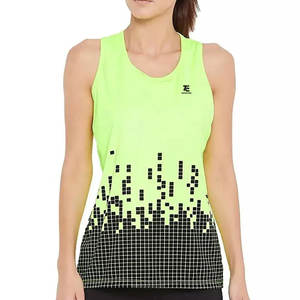 Camiseta sin Mangas para Mujer, Último Estilo en Venta, Material 100% Algodón, Transpirable, de Secado Rápido, Ropa Deportiva para Gimnasio - Product Image 1