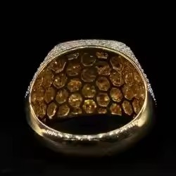 แหวนเพชรชุดปูที่สวยงามสำหรับสไตล์หรูหราเพิ่มความโดดเด่นให้กับงานปาร์ตี้ของคุณสร้างขึ้นอย่างแม่นยำ - Product Image 3