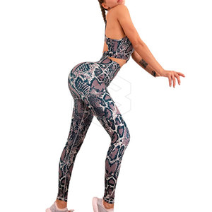 Transpirable de secado rápido Sport Legging Bra Mujeres Activewear Fitness Yoga Wear Bra Leggings Gym Yoga Sets - Product Image 6