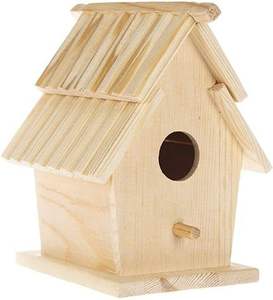 Nichoirs en bois sur mesure au design naturel et au charme rustique pour attirer les oiseaux et décorer votre espace extérieur - Product Image 6