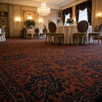 Tapis Axminster en polypropylène PP, style vintage oriental, pour salle de banquet, salle de bal, restaurant, tapis mural