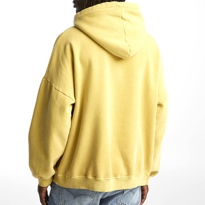 Pull à capuche épais brodé avec logo personnalisé pour hommes Vêtements décontractés d'hiver écologiques de style Hip Hop - Product Image 2