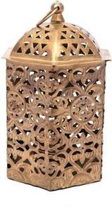 Grande lanterne suspendue en laiton AK dans une lanterne en métal de conception marocaine finie antique avec verre pour décor de Diwali/décor de table - Product Image 6