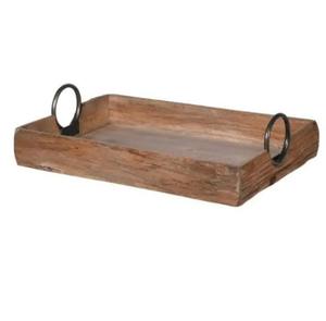 Bandeja Metálica Funcional para Aperitivos, Té y Pequeños Objetos Decorativos, Diseño Industrial, Regalo de Diwali para Salas de Estar, Cocinas u Oficinas - Product Image 2